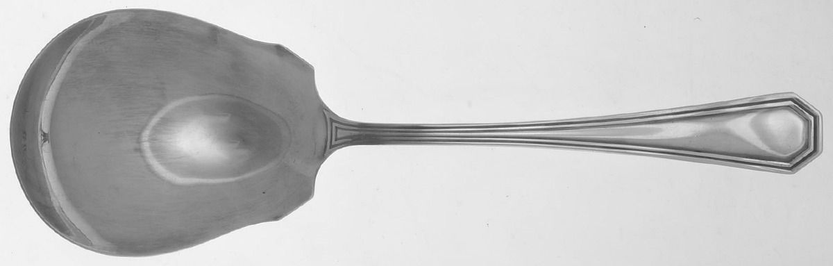 Alamo (Silverplate, 1913) Solid Smooth Casserole Spoon by Wallace Silver-1