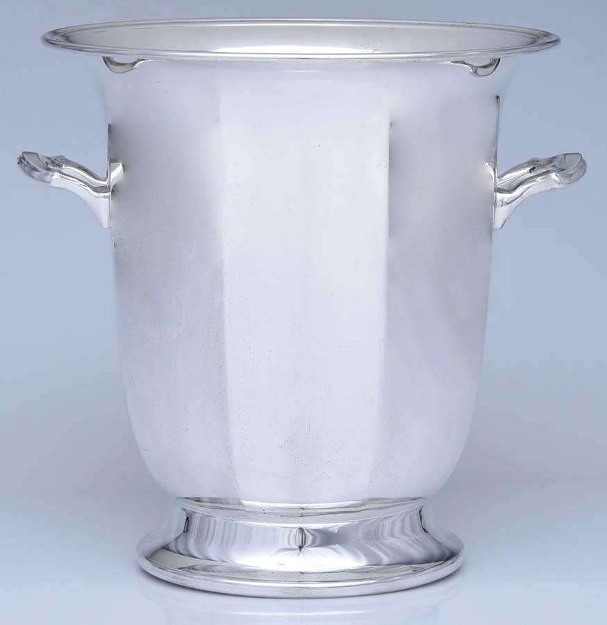 Alden (Silverplate, Hollowware) Silverplate Ice Bucket by Wallace Silver-1