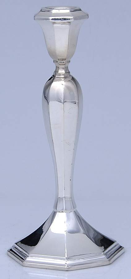 Alden (Silverplate, Hollowware) 8" Candlestick by Wallace Silver-1
