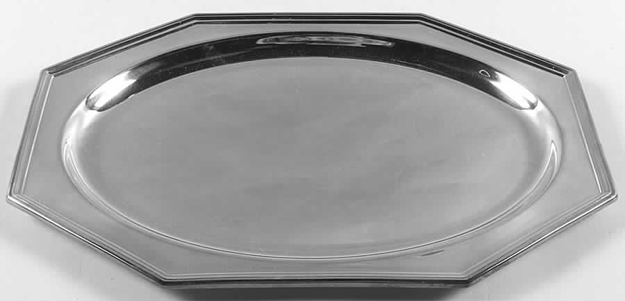 Alden (Silverplate, Hollowware) 15" Oval Serving Platter by Wallace Silver-1