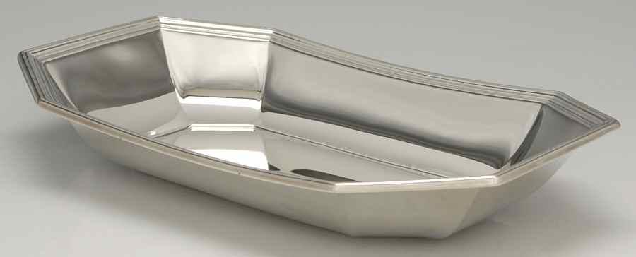 Alden (Silverplate, Hollowware) Silverplate Bread Tray by Wallace Silver-1