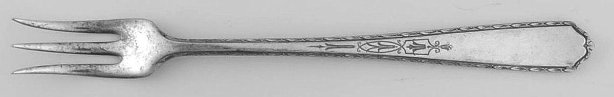 Alicia (Silverplate, 1926-1930) Cocktail/Seafood Fork by Wallace Silver-1