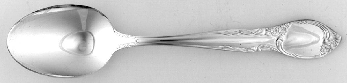 Amberly (Silverplate, 1985) Place/Oval Soup Spoon by Wallace Silver-1