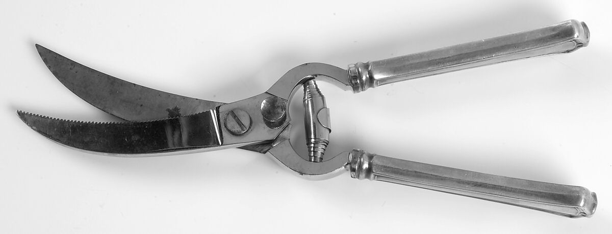 America (Sterling, 1915) Poultry Shears with Stainless Blades by Wallace Silver-1