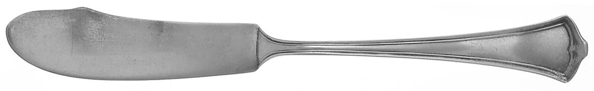 America (Sterling, 1915) Flat Handle Master Butter Knife by Wallace Silver-1