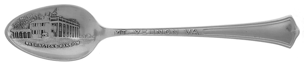 America (Sterling, 1915) Souvenir Spoon (Demitasse) by Wallace Silver-1