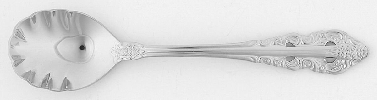 Antique Baroque (Stainless) Sugar Shell Spoon by Wallace Silver-1
