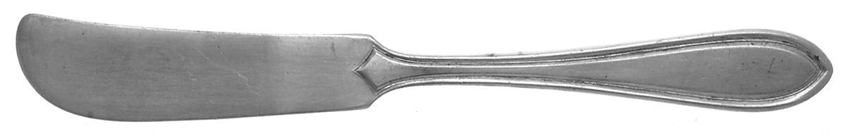 Andover (Silverplate, 1913) Flat Handle Butter Spreader by Wallace Silver-1