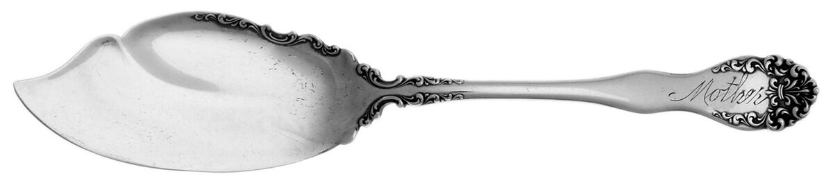 Anjou (Silverplate, 1899) Monogram Large Jelly Knife by Wallace Silver-1