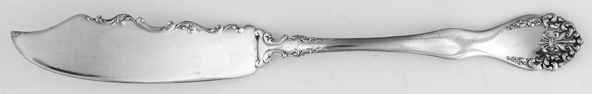 Anjou (Silverplate, 1899) Flat Handle Master Butter Knife by Wallace Silver-1