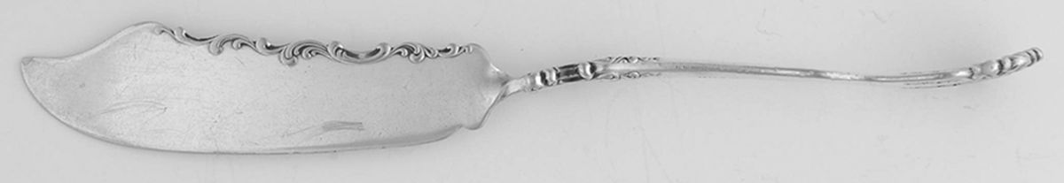 Anjou (Silverplate, 1899) Flat Twisted Handle Master Butter Knife by Wallace Silver-1