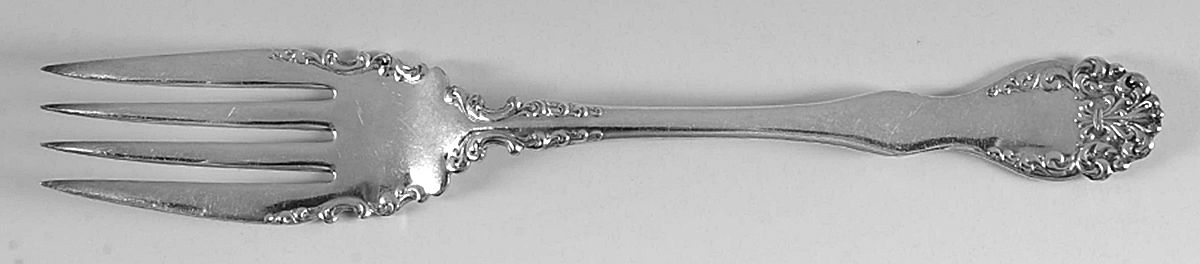 Anjou (Silverplate, 1899) Individual Salad Fork by Wallace Silver-1