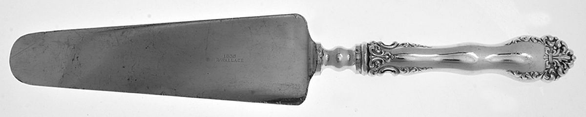 Anjou (Silverplate, 1899) Cake Knife with Silverplate Blade by Wallace Silver-1