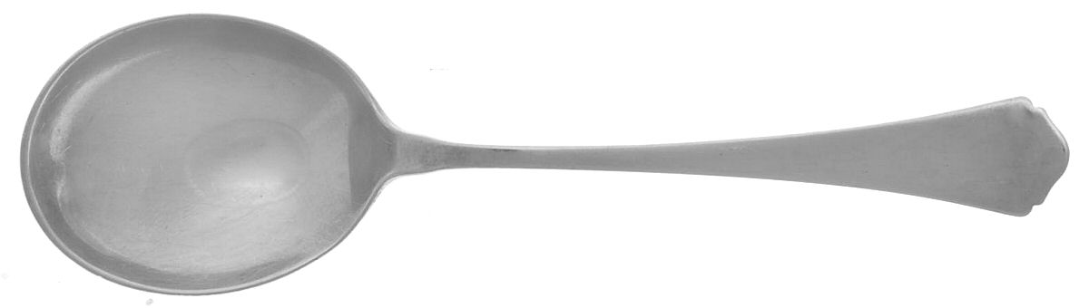 Antique (Sterling, 1926) Round Bowl Soup Spoon (Bouillon) by Wallace Silver-1