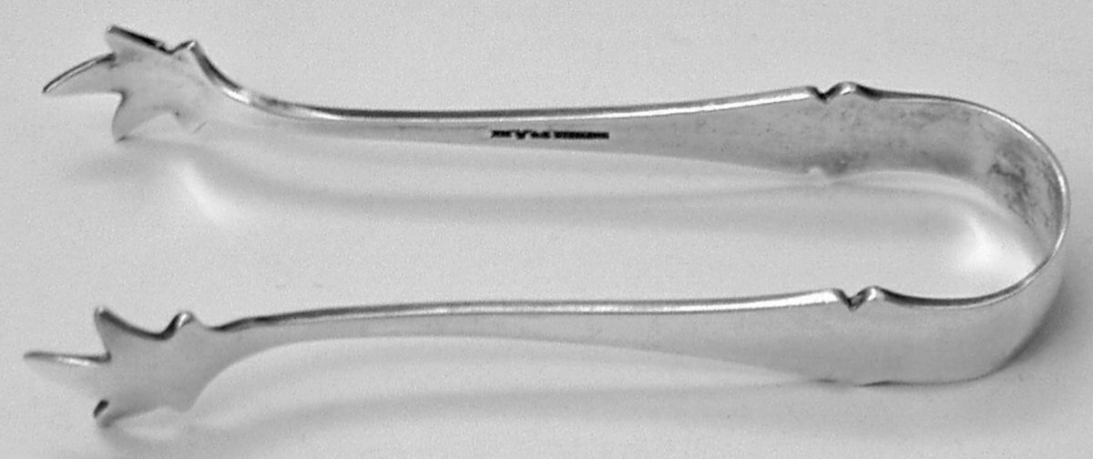 Antique (Sterling, 1926) Bon Bon Tongs by Wallace Silver-1