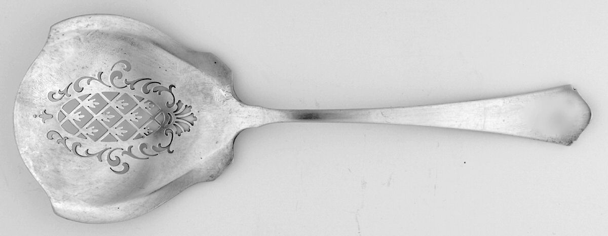 Antique (Sterling, 1926) Tomato Server, Solid Piece by Wallace Silver-1