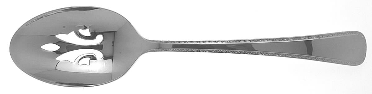 Ashcroft (Stainless, 18-8) Pierced Tablespoon (Serving Spoon) by Wallace Silver-1