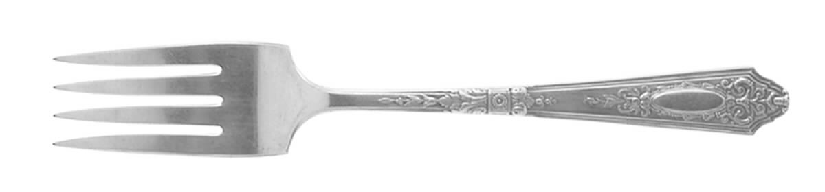 Astor (Silverplate, 1925, No Monograms) Individual Salad Fork by Wallace Silver-1