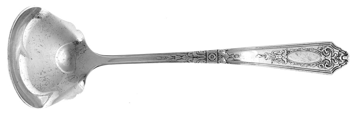 Astor (Silverplate, 1925, No Monograms) Solid Piece Cream Ladle by Wallace Silver-1