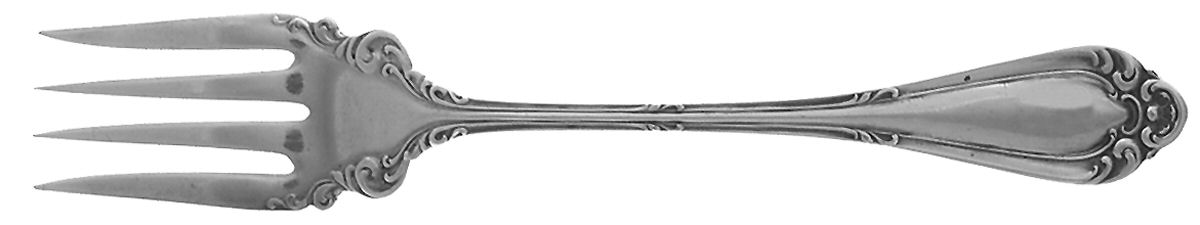 Astoria (Silverplate, 1898, No Monograms) Dessert Fork by Wallace Silver-1