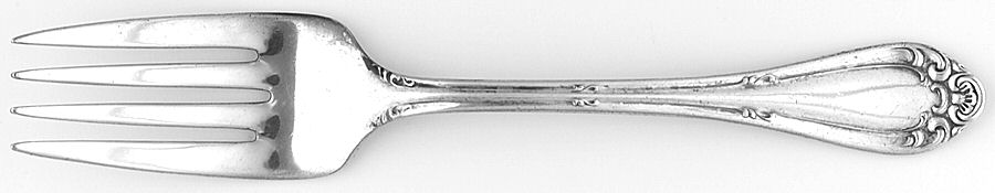 Astoria (Silverplate, 1898, No Monograms) Individual Salad Fork by Wallace Silver-1