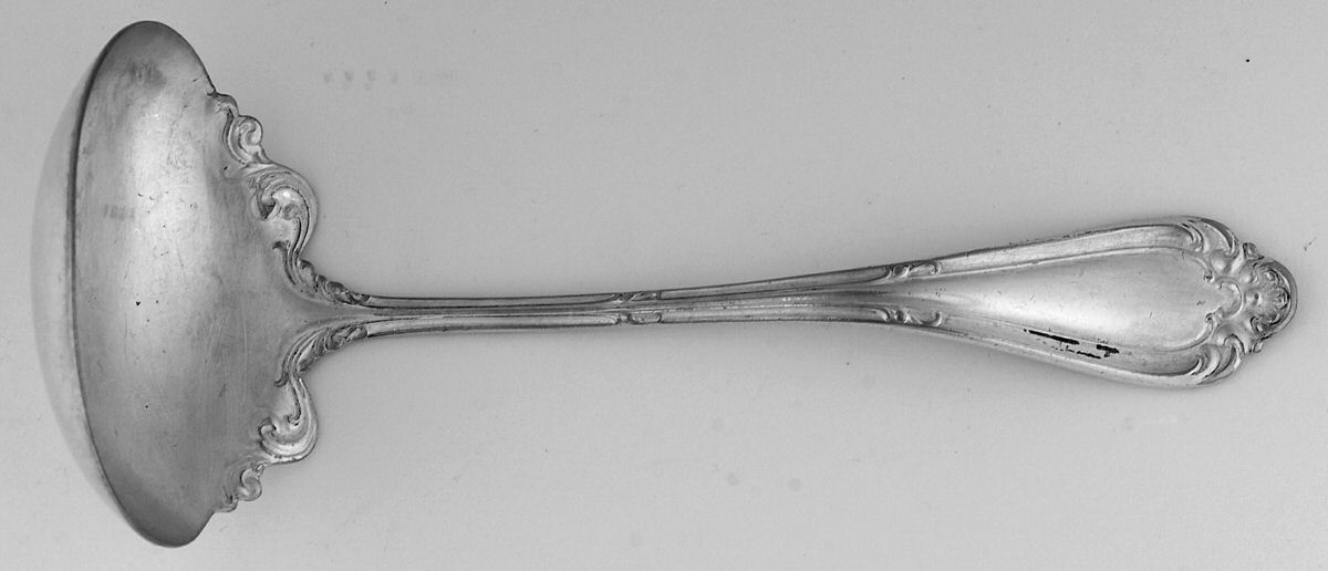Astoria (Silverplate, 1898, No Monograms) Solid Gravy Ladle by Wallace Silver-1