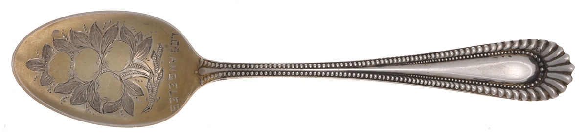 Atalanta (Sterling, 1895) Souvenir Spoon (Five O'Clock) by Wallace Silver-1