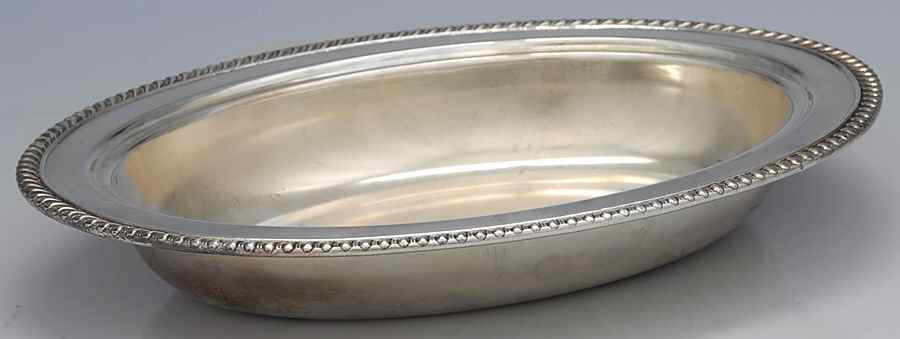 Avalon (Silverplate, Hollowware) 11" Oval Double Vegetable (Bottom) by Wallace Silver-1