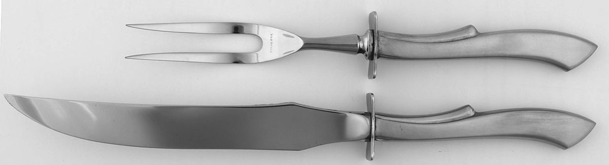 Ballet (Stainless) Small Stainless Blade 2-Piece Steak Carving Set by Wallace Silver-1