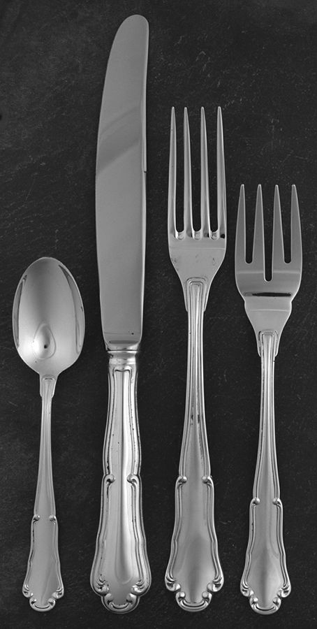 Barocco (Sterling, 1995) 4 Piece Dinner Size Setting by Wallace Silver-1
