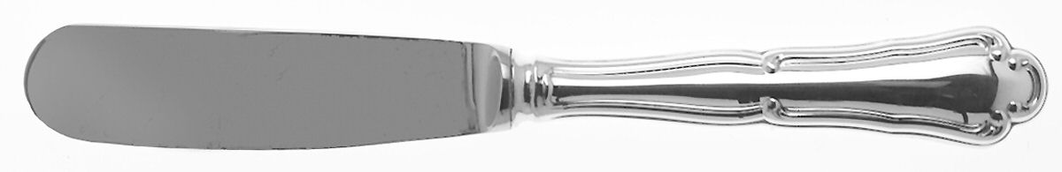 Barocco (Sterling, 1995) Modern Hollow Butter Spreader (Stainless) by Wallace Silver-1