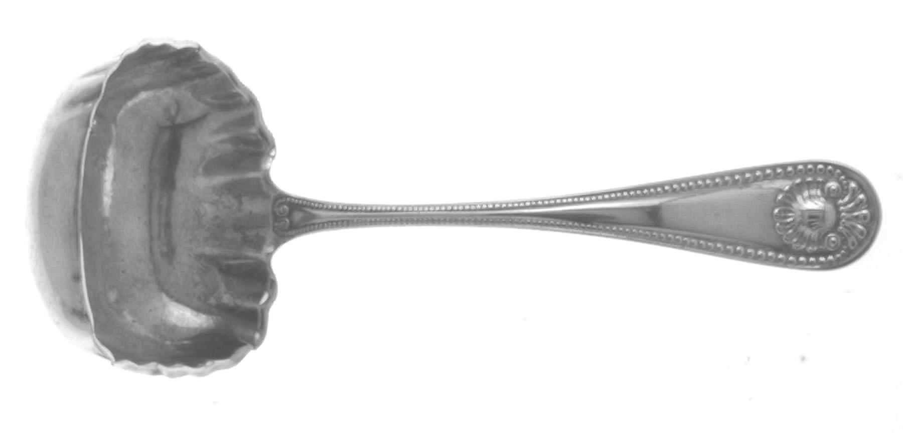 Beauvais (Sterling, 1914) Solid Gravy Ladle by Wallace Silver-1