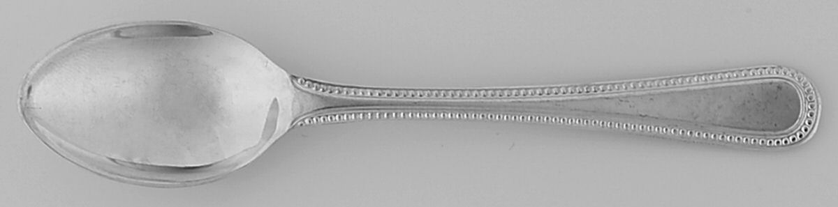 Bead (Silverplate) Demitasse Spoon by Wallace Silver-1