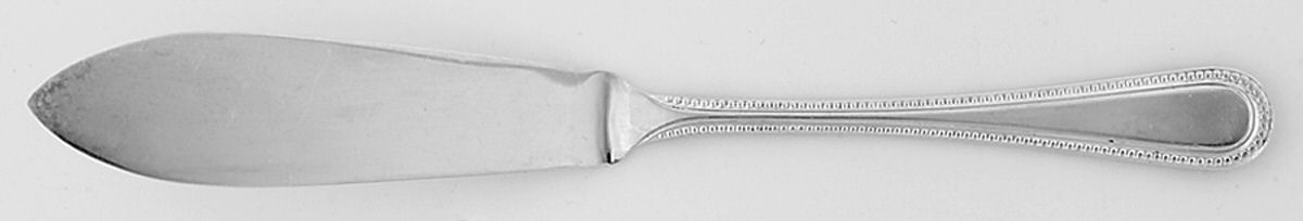 Bead (Silverplate) Individual Solid Fish Knife by Wallace Silver-1