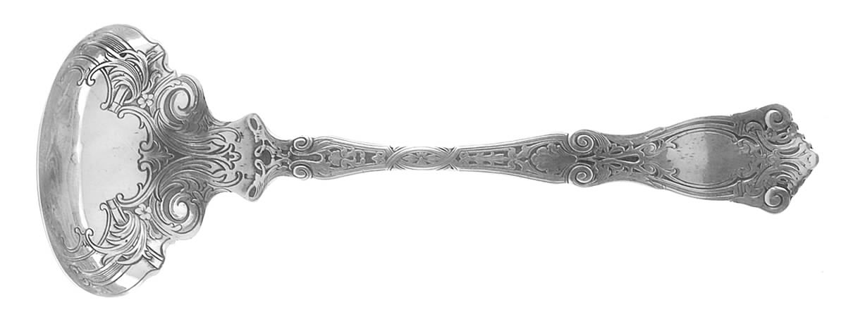 Berain (Sterling, 1907) Solid Soup Ladle by Wallace Silver-1