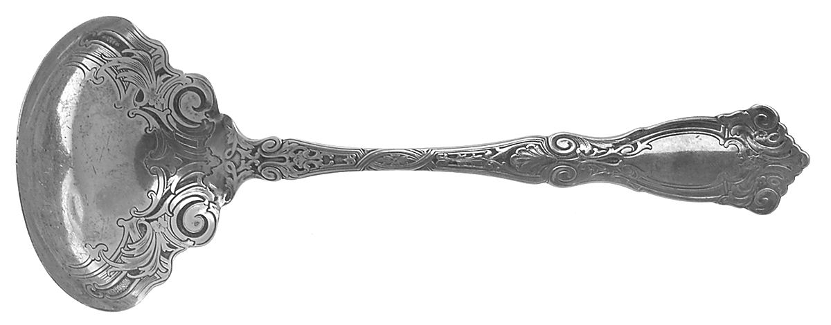 Berain (Sterling, 1907) Solid Gravy Ladle by Wallace Silver-1