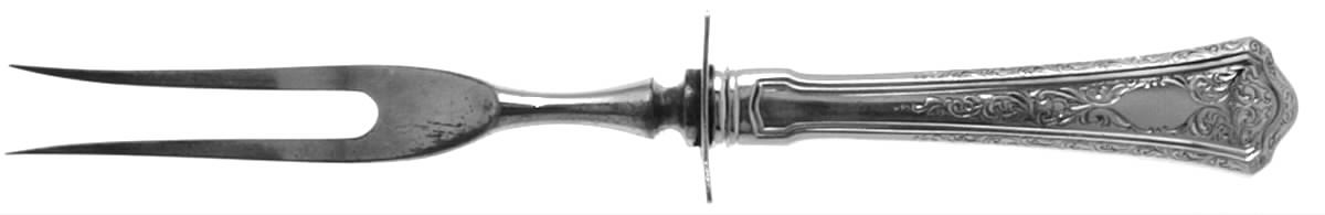 Blenheim (Sterling, 1911) Small Steak Carving Fork with Stainless Prongs by Wallace Silver-1