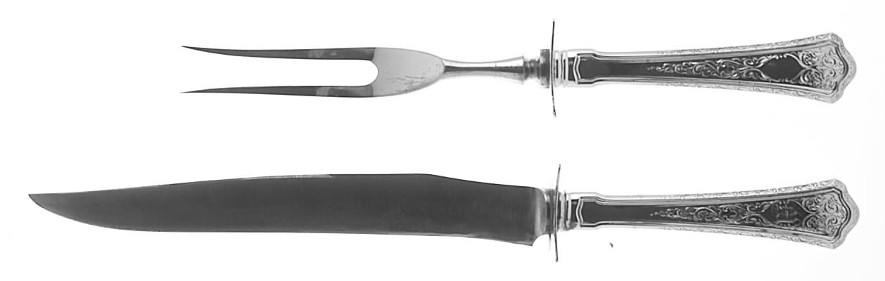 Blenheim (Sterling, 1911) Small Stainless Blade 2-Piece Steak Carving Set by Wallace Silver-1