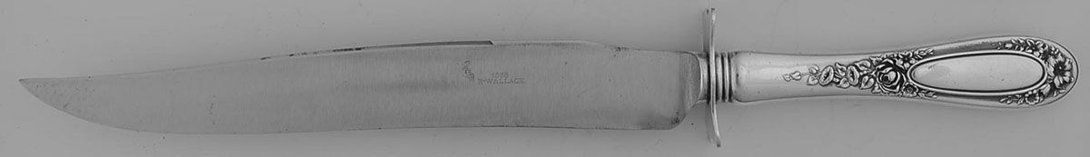 Blossom (Silverplate, 1909) Large Stainless Blade Roast Carving Knife by Wallace Silver-1