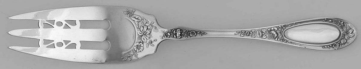 Blossom (Silverplate, 1909) Cake Serving Fork by Wallace Silver-1