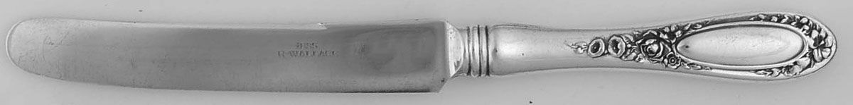 Blossom (Silverplate, 1909) Old French Hollow Knife by Wallace Silver-1