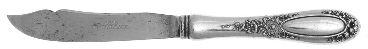 Blossom (Silverplate, 1909) Individual Fruit Knife with Silverplate Blade by Wallace Silver-1