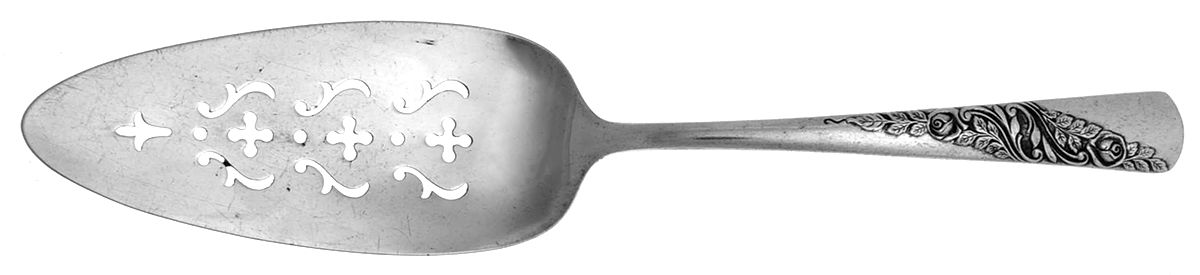Bridal Corsage (Silverplate, 1953) Solid Pie Server by Wallace Silver-1