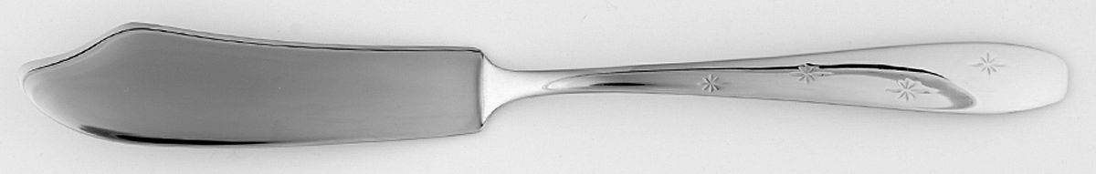 Bright Star (Stainless) Flat Handle Master Butter Knife by Wallace Silver-1