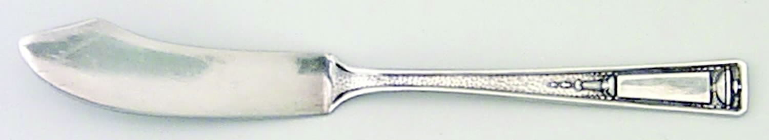Buckingham (Silverplate, 1924) Flat Handle Master Butter Knife by Wallace Silver-1