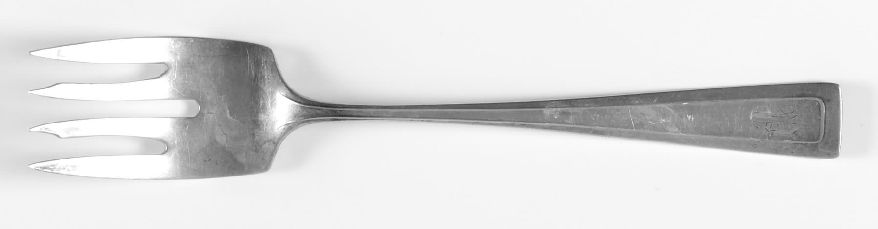 Cabot (Sterling, 1917) Individual Solid Fish Fork by Wallace Silver-1