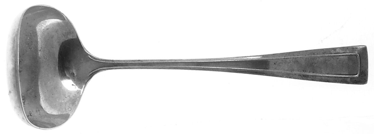 Cabot (Sterling, 1917) Solid Piece Cream Ladle by Wallace Silver-1