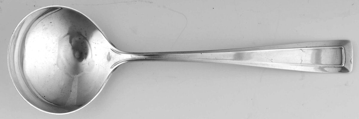 Cabot (Sterling, 1917) Round Bowl Soup Spoon (Bouillon) by Wallace Silver-1