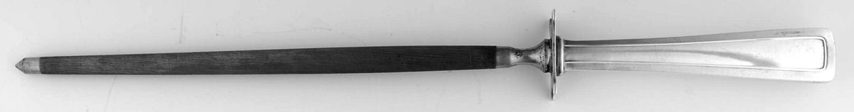 Cabot (Sterling, 1917) Small Knife Sharpener W/Sterling Guard by Wallace Silver-1