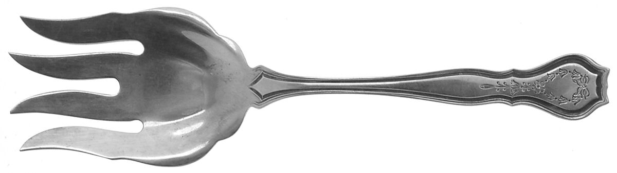 Cairo (Sterling, 1908) Solid Salad Serving Fork by Wallace Silver-1